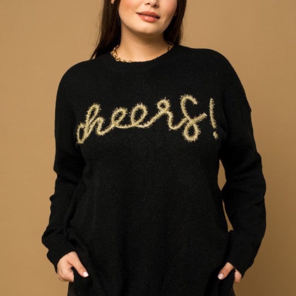 Cheers To The Holidays Sweater